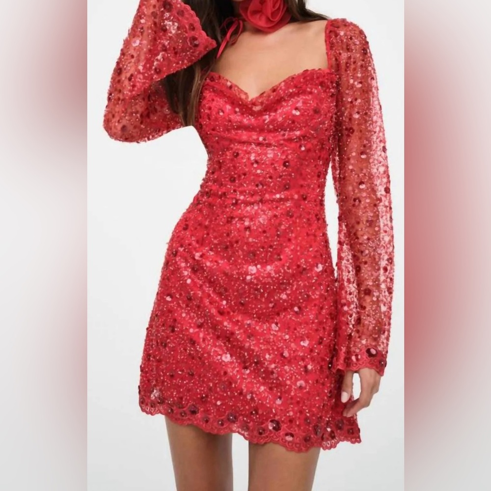 For Love & Lemons Gwendolyn Mini Dress
